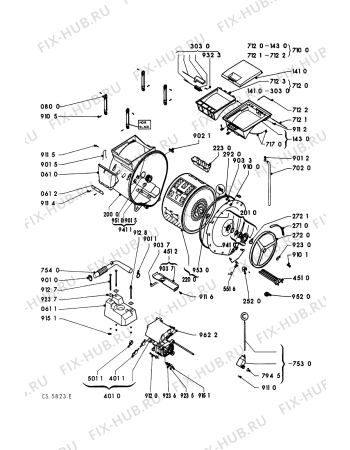 Схема №2 AWG 418/WP с изображением Обшивка для стиралки Whirlpool 481945328326