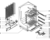 Схема №2 CC1343X (F008692) с изображением Ящик (корзина) для холодильной камеры Indesit C00129440