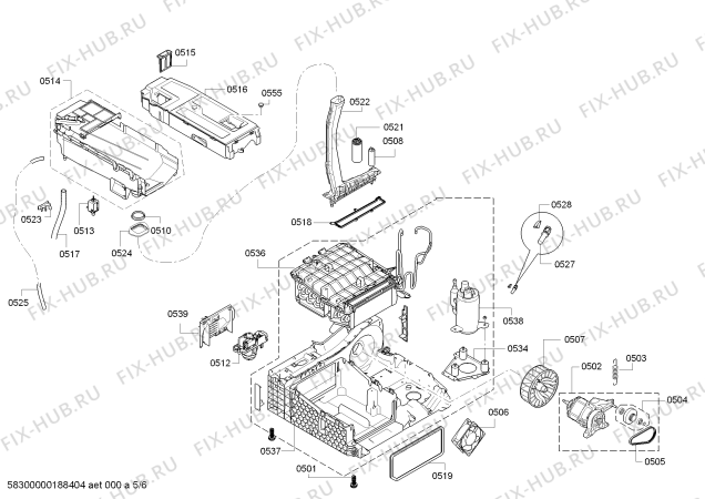 Схема №3 WTY87760TR HomeProfessional SelfCleaning Condenser с изображением Модуль управления, запрограммированный для сушильной машины Bosch 00636572
