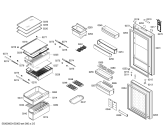 Схема №1 KGN57S50NE с изображением Дверь для холодильной камеры Bosch 00710032