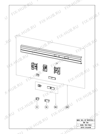 Взрыв-схема вытяжки Beko CFB 6432 W (8904880220) - CFB6432W Patlatılmış resim