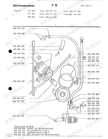 Взрыв-схема посудомоечной машины Aeg ELECTRONIC 251 SGA - Схема узла Section3