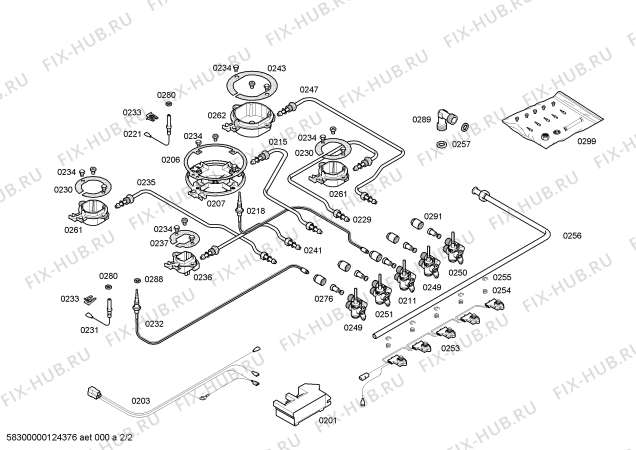 Схема №2 PHL206HNL с изображением Ручка конфорки для электропечи Bosch 00609498