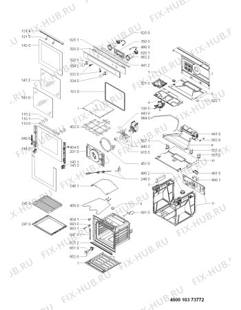 Схема №1 AKZM657IX3 (F090993) с изображением Инструкция по эксплуатации для духового шкафа Indesit C00354061