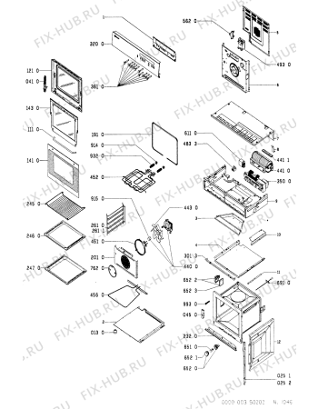 Схема №1 BELS 3000 BR с изображением Обшивка для электропечи Whirlpool 481945358136