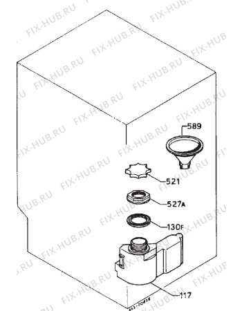 Взрыв-схема посудомоечной машины Privileg 001978-6 - Схема узла Water softener 066