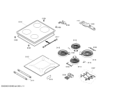 Схема №1 EA710501 с изображением Стеклокерамика для плиты (духовки) Siemens 00471623