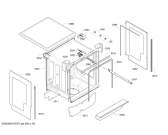 Схема №3 SMS99T99 с изображением Столешница для посудомоечной машины Bosch 00686323