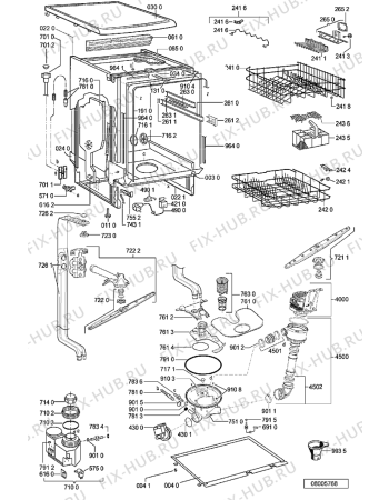 Схема №2 ADP 4685 WHM с изображением Блок управления для посудомойки Whirlpool 481221838567