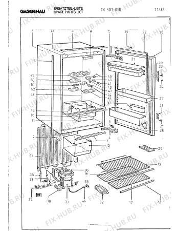 Схема №2 IK401018 с изображением Решетка для холодильной камеры Bosch 00293867