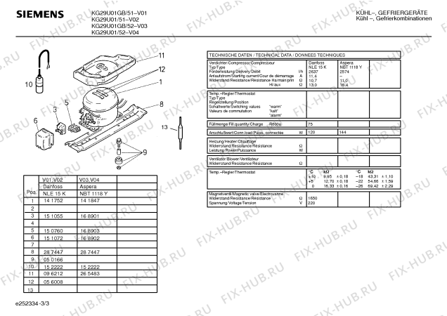 Схема №2 KG29U01GB с изображением Инструкция по эксплуатации для холодильника Siemens 00521998