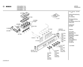 Схема №3 HEN226CCC с изображением Панель управления для плиты (духовки) Bosch 00350763