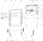 Схема №2 GV50110 (403832, WQP8-9337C) с изображением Дверца для посудомойки Gorenje 262147