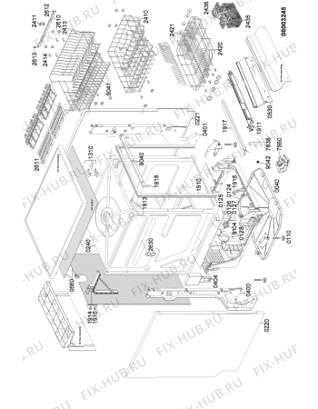 Схема №2 ADG 150/1 BR с изображением Ручка регулировки (кнопка) для электропосудомоечной машины Whirlpool 481290508275