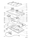 Схема №1 AKR 001/IX с изображением Кран газовый для электропечи Whirlpool 481236058172