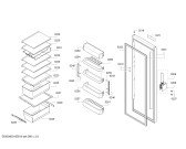 Схема №2 3FC1667P с изображением Стеклопанель для холодильника Bosch 00742542