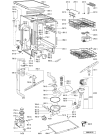 Схема №1 ADP 3500 с изображением Панель для электропосудомоечной машины Whirlpool 481245373425