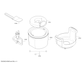 Схема №1 MUZXEB1 FrozenDreams с изображением Ложка для кухонного измельчителя Bosch 12010602
