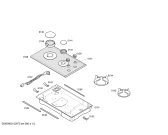 Схема №2 PGE375K80 с изображением Стеклокерамика для плиты (духовки) Bosch 00665464