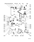 Схема №2 ADP 1073 IX с изображением Модуль (плата) управления для посудомоечной машины Whirlpool 482000009141