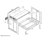 Схема №3 HB532S0 с изображением Фронтальное стекло для духового шкафа Siemens 00249280