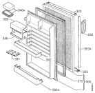 Схема №1 S1643-1TK с изображением Сосуд для холодильной камеры Aeg 2231024221