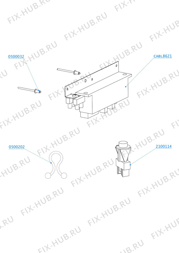 Большое фото - Всякое для холодильной камеры Electrolux 1053101828 в гипермаркете Fix-Hub