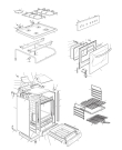 Схема №1 L61II с изображением Запчасть для плиты (духовки) DELONGHI 218G78X311