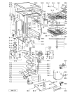 Схема №2 ADP 8513 GR с изображением Панель для электропосудомоечной машины Whirlpool 481245370416