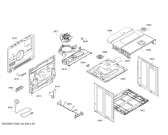 Схема №4 VVH33C4551 H.VI.PY.L2D.IN.GYFAM.///.X.E3_C/// с изображением Внешняя дверь для духового шкафа Bosch 00748328