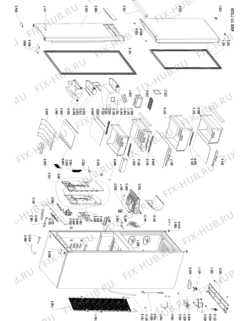 Схема №2 BSNF 8999 PB с изображением Сенсорная панель для холодильника Whirlpool 481011160110