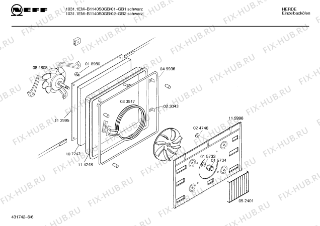 Схема №4 B1140S0GB 10311EM с изображением Часы для духового шкафа Bosch 00088296