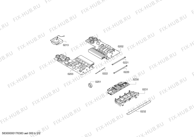 Схема №2 PIT845F17E IH6.1 - CombiInduction с изображением Стеклокерамика для духового шкафа Bosch 00770915