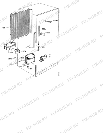 Взрыв-схема холодильника Aeg S3232-4KG - Схема узла Functional parts