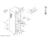Схема №3 3KF6601W с изображением Вентиляционный канал для холодильника Bosch 00748344