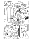 Схема №1 AWZ 138 с изображением Обшивка для сушилки Whirlpool 481245219999