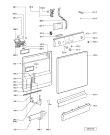 Схема №2 ADP 4425 WH с изображением Панель управления для посудомойки Whirlpool 481245372983