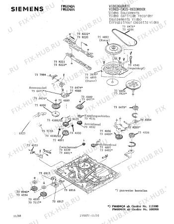 Схема №6 FM604H4 с изображением Инструкция по эксплуатации для телевизора Siemens 00530538