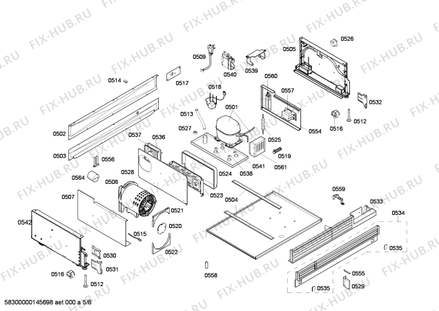 Схема №4 CIR30MIIR7 с изображением Вентиляционная решетка для холодильника Bosch 00670986
