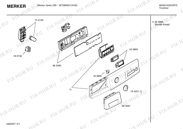 Схема №4 WTL6500 Maxx WTL6500 с изображением Кронштейн для электросушки Bosch 00481700