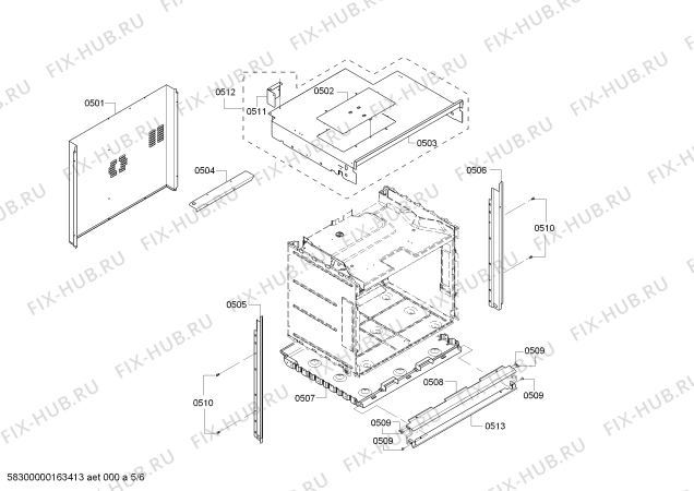 Схема №3 HBL8450UC с изображением Кабель для электропечи Bosch 00657533