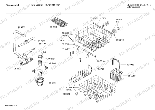 Схема №1 SR5BTB2 с изображением Кнопка для посудомоечной машины Bosch 00152833