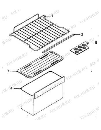 Взрыв-схема холодильника Electrolux ER1143T/CH - Схема узла Furniture