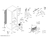Схема №2 CK268N70 с изображением Вкладыш в панель для холодильной камеры Bosch 00707654