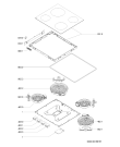 Схема №1 AKL 499/NE/02 с изображением Керамическая поверхность для плиты (духовки) Whirlpool 481244039785