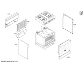 Схема №5 PRD304EG Thermador с изображением Вентиляционный канал для духового шкафа Bosch 00143425