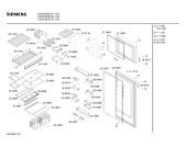 Схема №2 KS39U21IE/98S с изображением Дверь для холодильной камеры Siemens 00214985