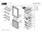 Схема №1 3KF4830N с изображением Дверь для холодильника Bosch 00241852