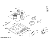 Схема №1 PPC626B20E ENC.PPC626B20E T60F 2G+1W BOSCH с изображением Варочная панель для плиты (духовки) Bosch 00685244