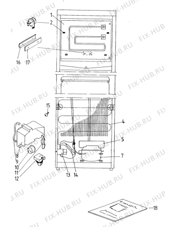 Взрыв-схема холодильника Electrolux TR983 - Схема узла C10 Cold, users manual